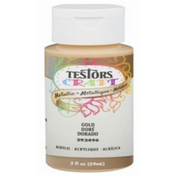 Swivel 2 oz Gold Metallic Acrylic Craft Paint SW584605 - main